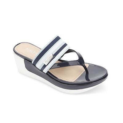 Pepea Cross Thong Wedge 