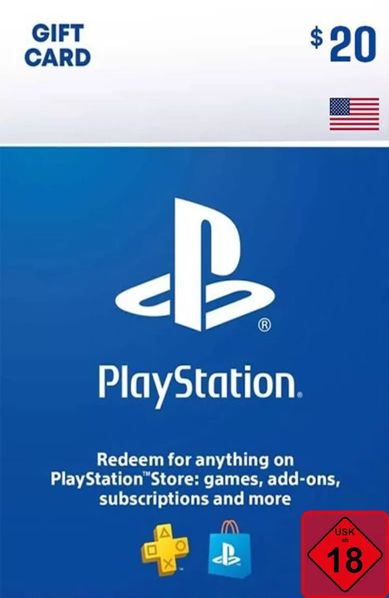 PlayStation Network - PlayStation Network Network Card, $20 USD, Shop