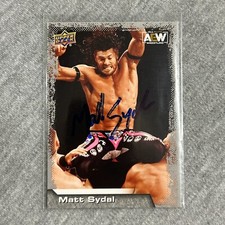 2022 Upper Deck AEW All Elite Wrestling #43 Matt Sydal Signed IP Auto