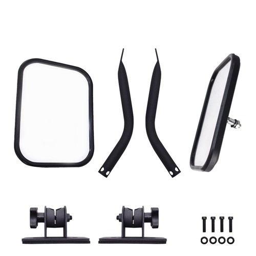 Adjustable Quick Release Door Side View Mirrors Fit For Jeep Wrangler 1997-2018 - Picture 4 of 8