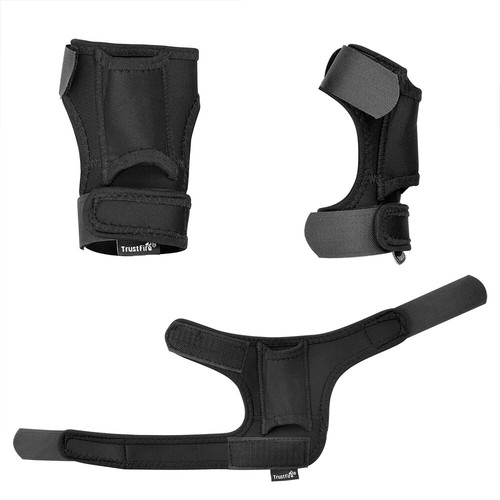 Black Wrist Arm Nylon Holster Flashlight Gloves for Fishing Diving Hunting - Picture 6 of 8