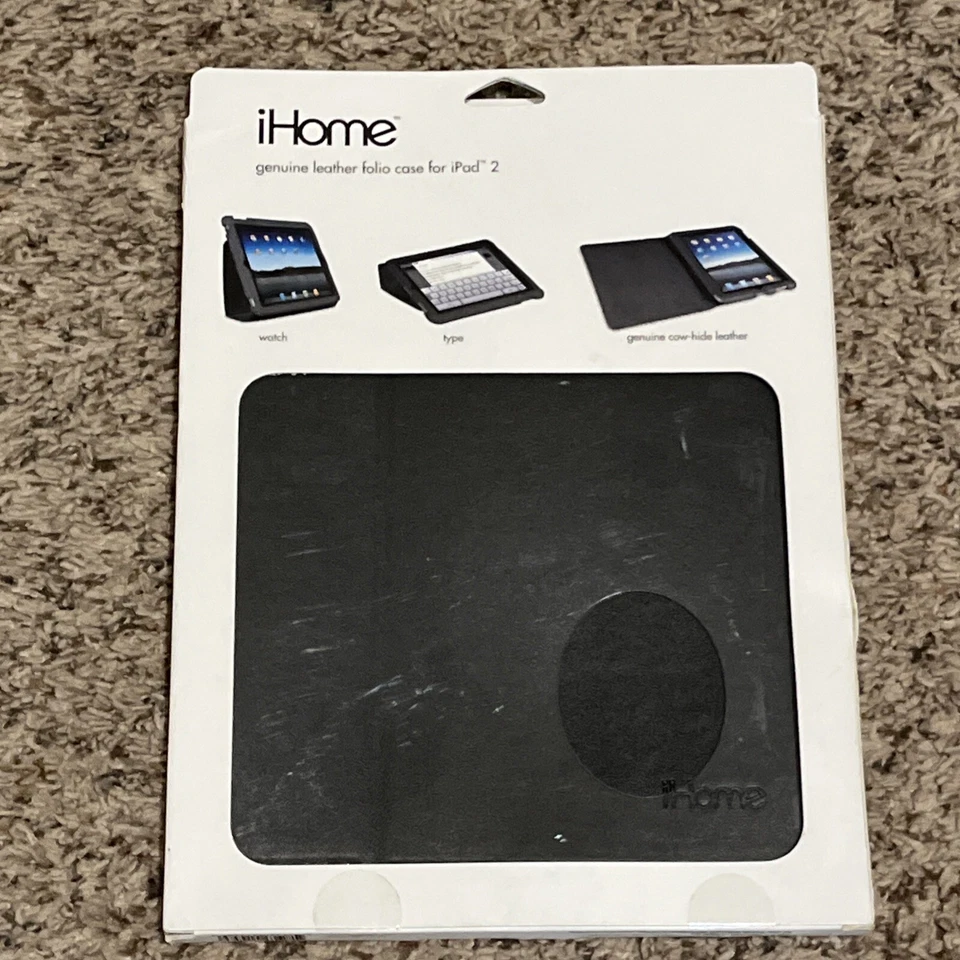 Funda tipo folio de cuero genuino iHome para iPad 2 Foto 2 de 2