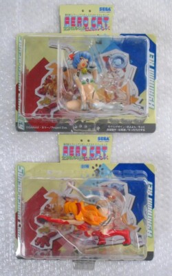 Evangelion Rei Ayanami Asuka Langley Aero Cat Extra Figure 2008 SEGA ro