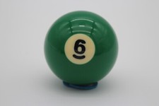 Replacement 6 Billiard Pool Ball - Standard Regulation - 2 1/4" Diameter