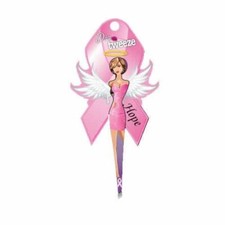 Diva Tweezer Pink Ribbon Theme Hope Pro Surgical Grade Stainless Steel Tips 4"In