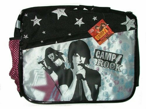 Backpack - Camp Rock - Messenger Bag - Black Silver 655036963999 | eBay