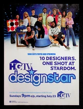 Design Star HGTV TV Channel 2006 Trade Print Magazine Ad Poster ADVERT