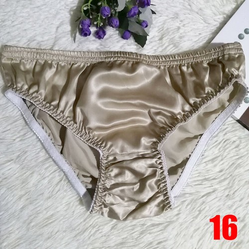 Men Satin Silk Briefs Lingerie Knickers Panties Underwear Underpants L-2XL - Picture 25 of 36