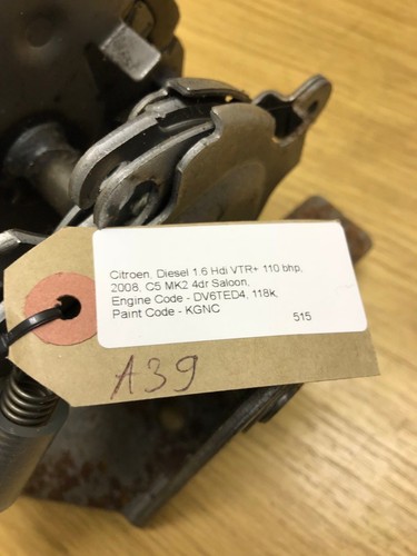 CITROEN C5 2008 REG MANUAL HANDBRAKE LEVER MECHANISM 96589873ZD - Picture 7 of 7