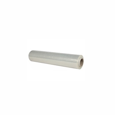verpacking Stretchfolie 23 my zwart, 50 cm x 300 m, scheurvaste verhuisfolie, folie voor meubels, wikkelfolie, palletfolie, pakfolie (1 rol 1 professionele afroller