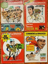 Lotto 4 Corriere dei Ragazzi con Eddy Merckx in copertina + alcuni inserti