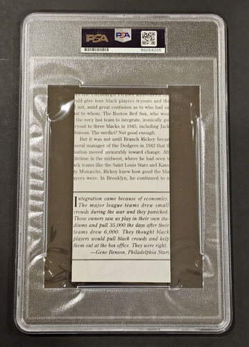 MONTE IRVIN Large Cut Signature-HALL OF FAME-NEW YORK GIANTS-PSA - Picture 5 of 5