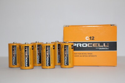 Duracell 1.5V Procell Professional Alkaline C Battery 6-Pack exp- march 2024
