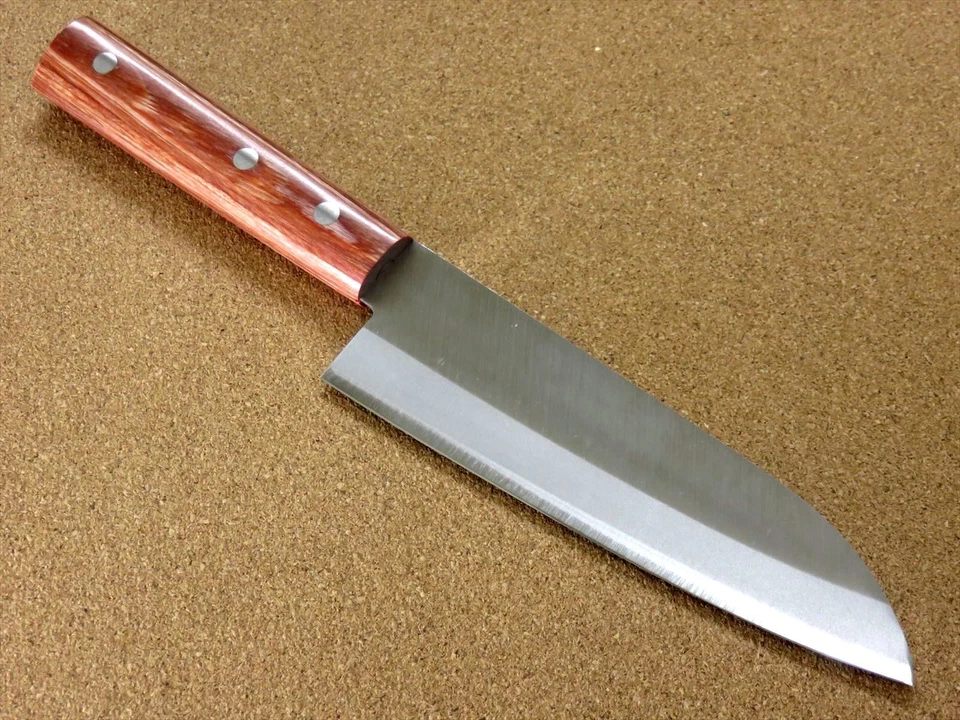 Cuchillo japonés Kanetsune Kitchen Santoku 165 mm 6 1/2 pulgadas Hon-Warikomi SEKI JAPÓN Foto 3 de 4