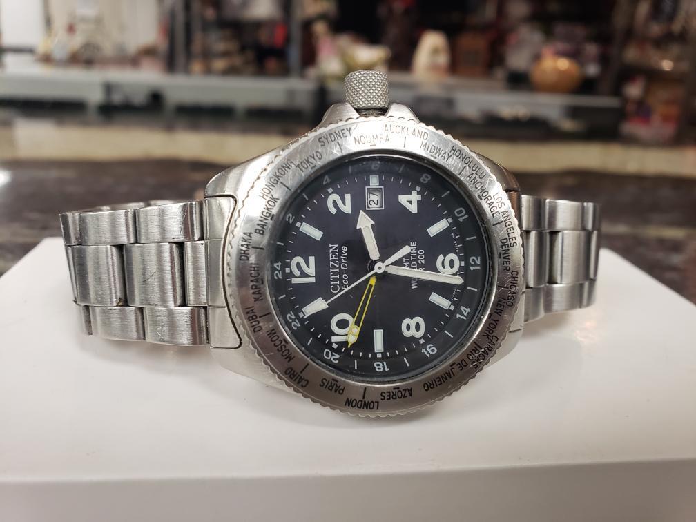 CITIZEN ECO DRIVE GN-4W-UL WORLD TIME- B876-H23231TA MEN'S CITIZEN ECO DRIVE GN-4W-UL WORLD TIME- B876-H23231TA MEN'S