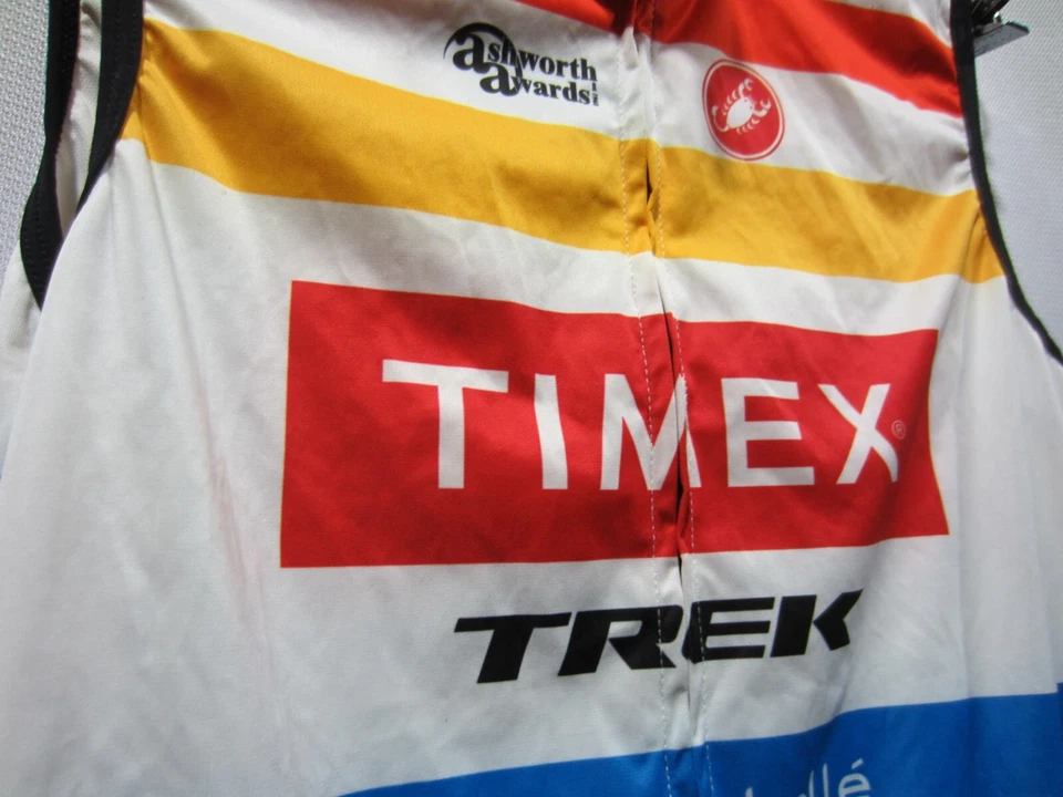 Chaleco Chaleco de Viento Castelli Mediano Carretera Triatlón TT Bicicleta Equipo Timex Trek Foto 4 de 4