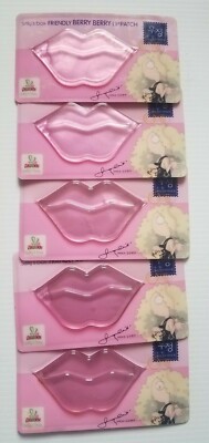 5 Friendly Berry Berry Lip Patch By SALLY'S BOX  - 5 Patches in Total