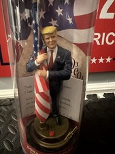 Donald J Trump With Flag talking figure NEW - SEALED 45 - 47