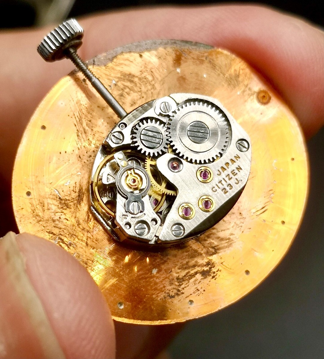 Rare Citizen Hand-Winding unisex watch The memory of Reversion