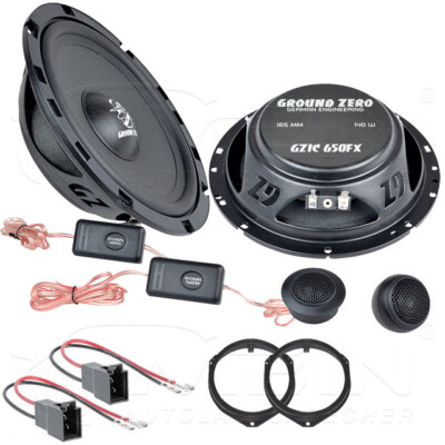 GROUND ZERO LAUTSPRECHER für OPEL ASTRA G Coupe 1998-2005 Front Tür 140W #BN7J