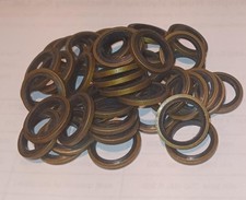 Bonded Seal Washers 12mm with centering lip - QTY 50