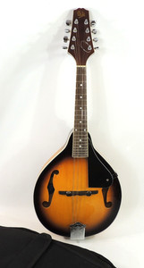 BAJA A-Model Mandolin Sunburst 8 String with Backpack Soft Case & Pitch Pipe