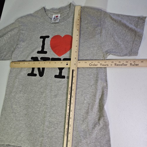 Camiseta mujer I Love New York gris mediano - Imagen 6 de 8