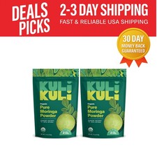 Moringa Oleifera Superfood Powder - 100 Organic, , 2 Packs 7.4 oz each 