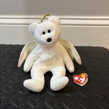 Ty Beanie Babies Halo the Angel Bear Toy New W/ Tag Included