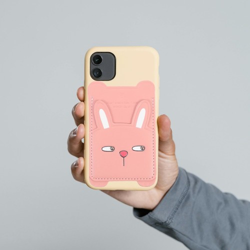 Cartoon Animal Card Set Man Mobile Phone Adhesive Holders Sleeve - 第 12/12 張圖片