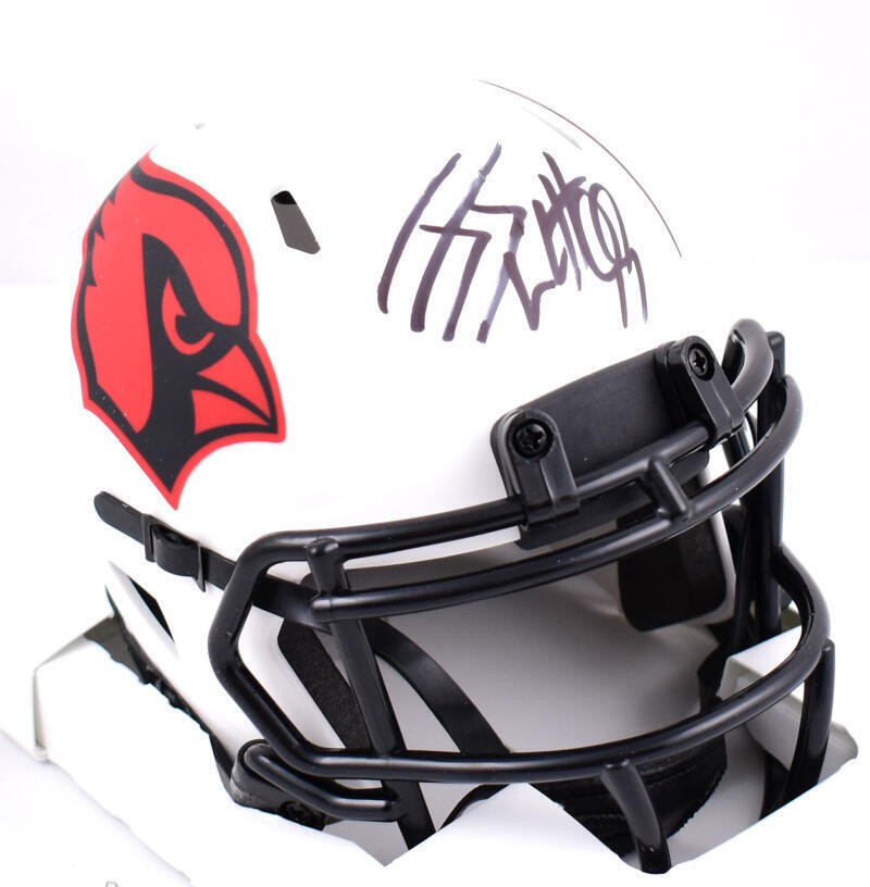 JJ Watt Autographed Signed Arizona Cardinals Lunar Speed Mini Helmet- Beckett W Holo 