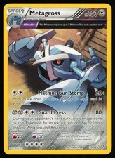 2015 XY - ANCIENT ORIGINS METAGROSS  LP STAGE 2/RARE #50