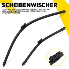 Front Scheibenwischer Satz vorne links rechts für VW Audi Seat Skoda Alfa Romeo