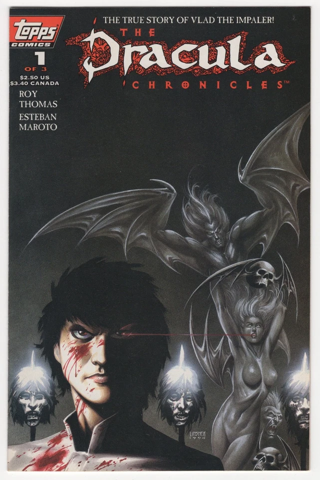 Dracula Comic Book Lot (Topps, 1992-1995) NM Bagged and Boarded - Image 2 of 4