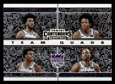 2019-20 Contenders #26 De'AARON Fox Buddy Hield Barnes Bagley Team Quads KINGS