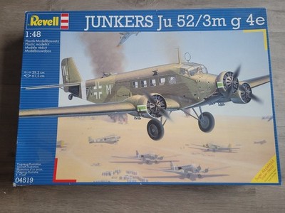 Revell Junker JU/52/3mg.4e.mit Eduard Modell Acceories Ju 52/3m