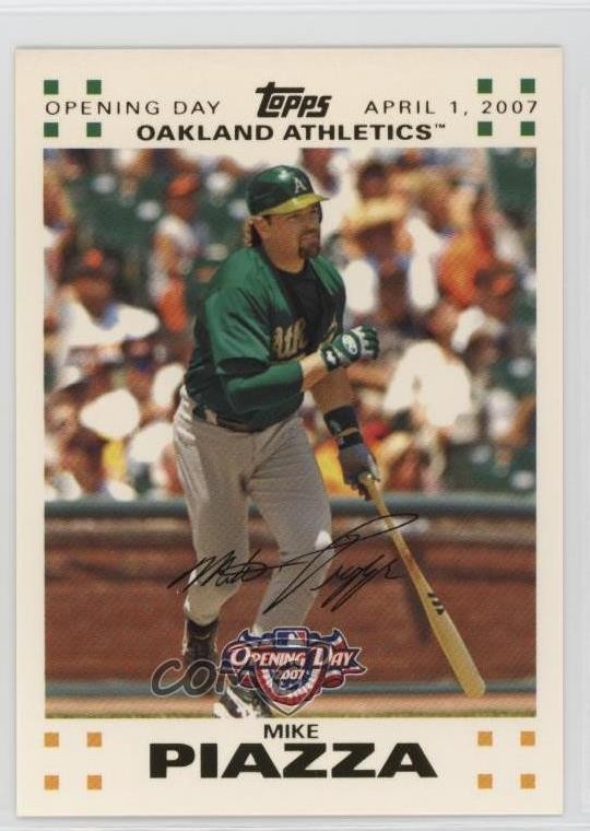 2007 Topps Opening Day Gold 291/2007 Mike Piazza #2 HOF 04br