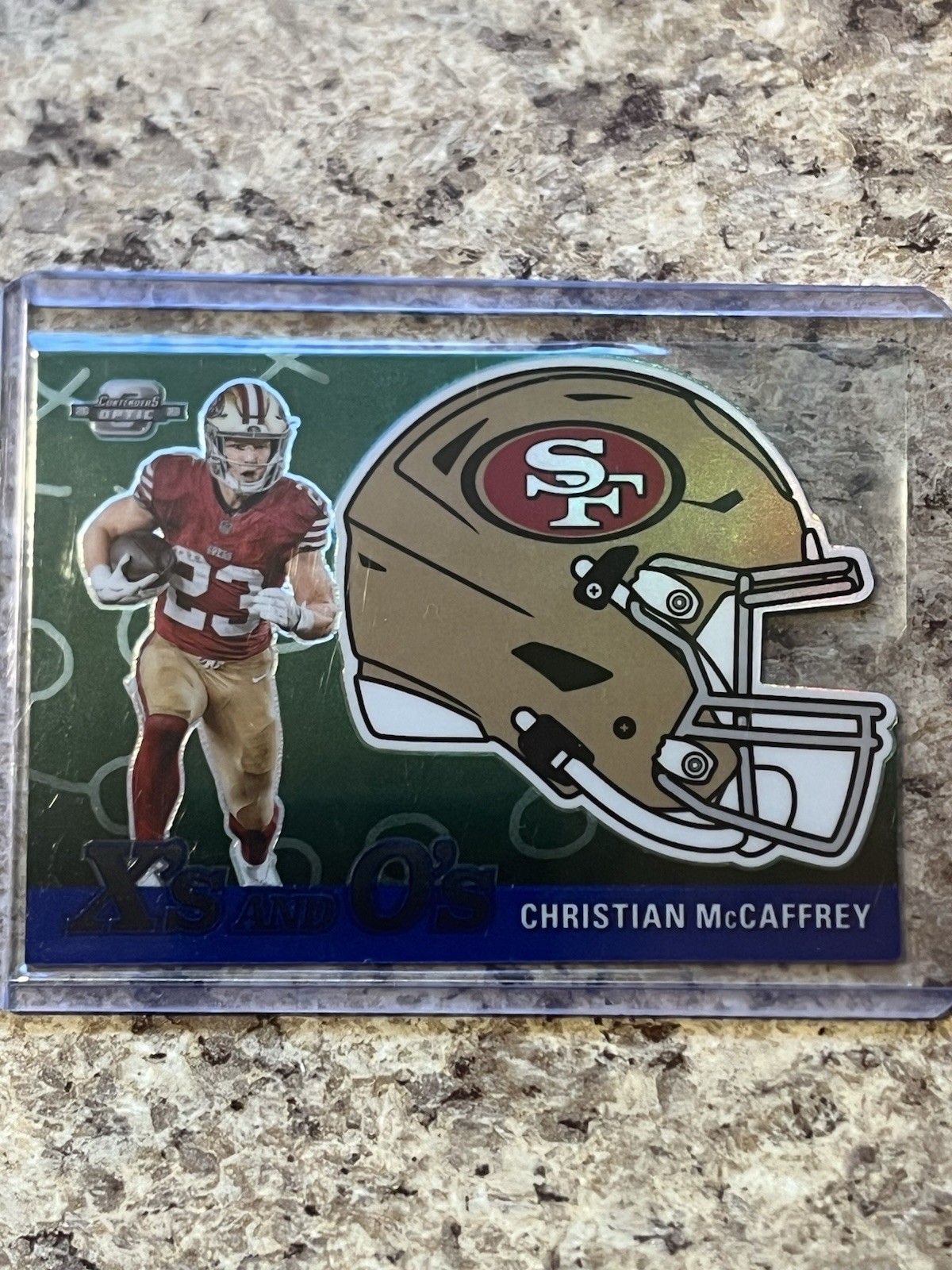2023 Panini Contenders Optic - XS and Os Christian McCaffrey 47/99 #XO-15