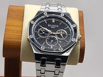 Wlisth 1853 40mm Case Size Mens Quartz Chronograph Style Watch Lot 38