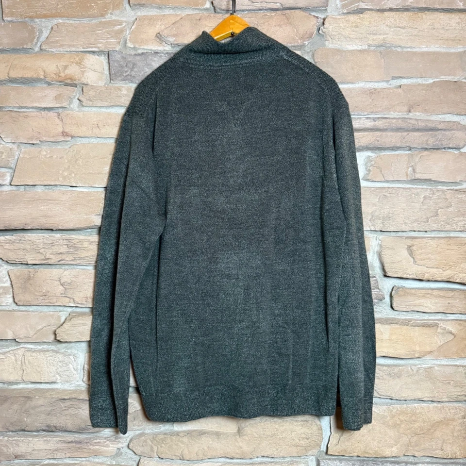 Weatherproof Vintage Men's Evergreen Half Zip Sweater Pullover XXL - Image 2 of 4