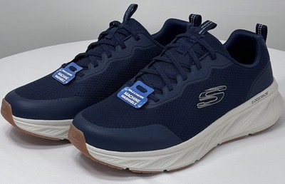 Skechers extra wide fit shoes Vegan for men's size 13 navy hands free