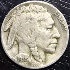 1935 S Buffalo Nickel 5c US Coin San Francisco Mint