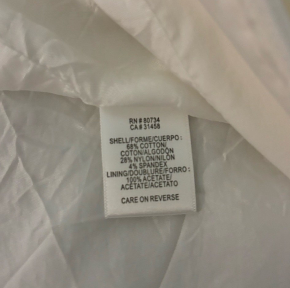 EUC BCBG MAXAZRIA Solid White Pleated Bomber Jack… - image 8