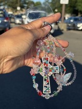 Cute Cross Bag/phone Charm Or Keychain
