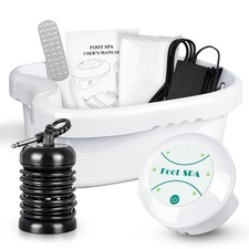 Ionic Foot Bath Machine with Foot File, Ionic Foot Spa Home Use, Ion Cleanse ...
