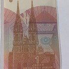 Croatia 1 Hrvatski Dinar Banknote 1991 Zagreb Serial F6539800 — photo 5