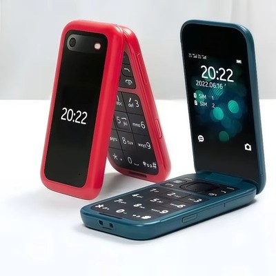 Nokia 2660 Flip 4G Dual-SIM 128MB+48MP Unlocked Flip Mobile Phone New Sealed