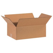 GRAINGER APPROVED 11R384 PK 25 Shipping Box,16x10x6 in 11R384