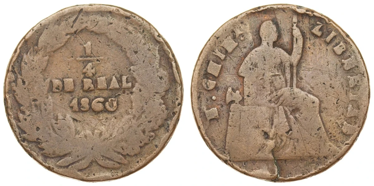 Las mejores ofertas en 1860 año de monedas de la Primera República