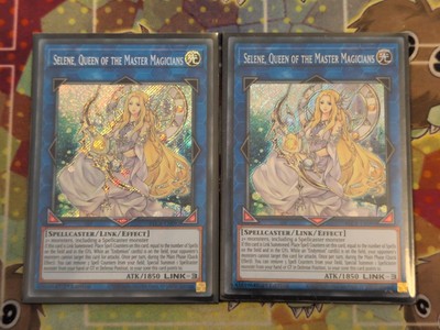 2 x BLCR-DE092 Selene, Königin der Meistermagier Secret Rare 1. Auflage Mint